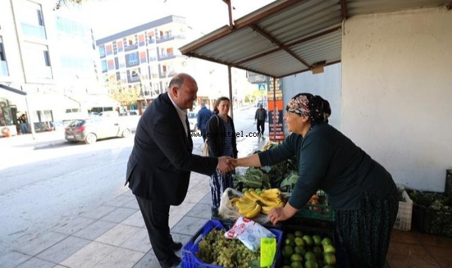 Başkan Çiçek’ten Esnaf Ziyareti