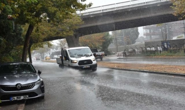 İzmir için sağanak yağmur uyarısı
