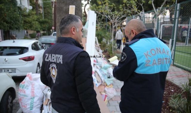 Konak’ta kaçak moloza geçit yok!