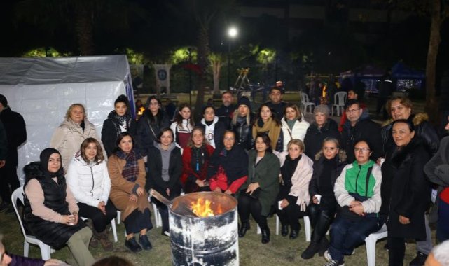 Başkan Kınay, Kadına Şiddete Karşı 24 Saat Nöbet Tutacak