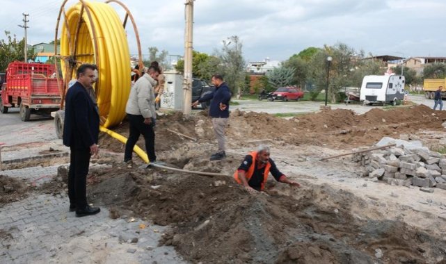 Dikili’de Doğal Gaz 4. Etap Çalışmaları Başladı