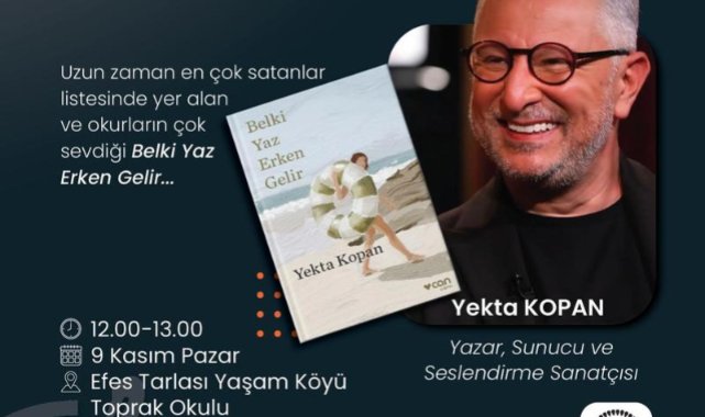 Yazar Yekta Kopan Efes'de