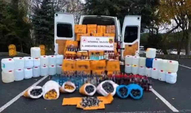 17 İlde sahte ve kaçak içki operasyonu