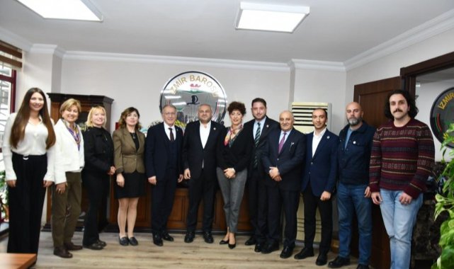 Başkan Serkan Kalmaz'dan Baro ziyareti