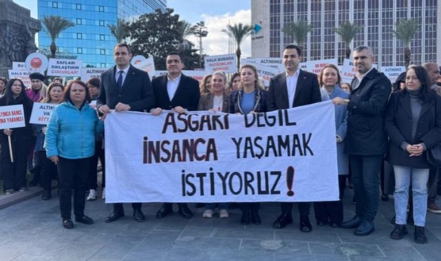 CHP'den İzmir'de 'asgari ücret' isyanı