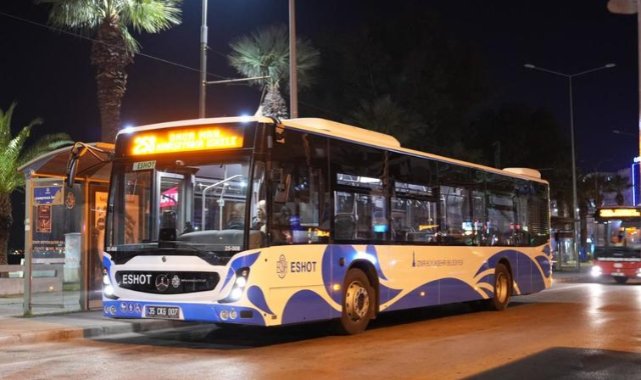 İzmir ulaşımına yılbaşı düzenlemesi