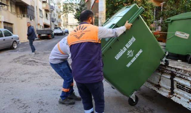 Karabağlar Belediyesi, 58 mahallede çöp konteynerlerini yeniliyor
