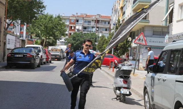 Karşıyaka Zabıtası iş başında!