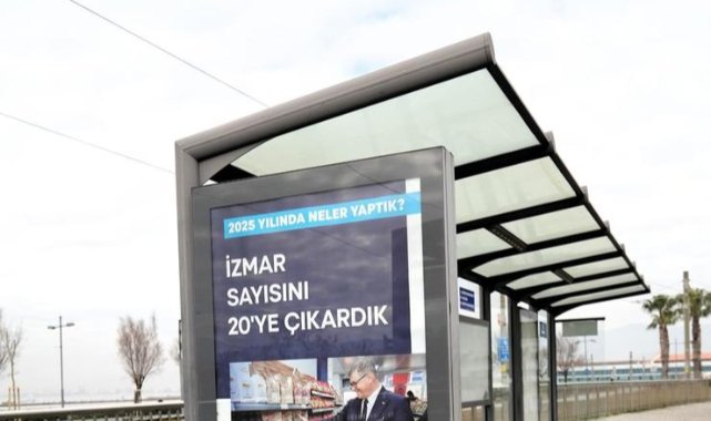 İzmir’de duraklar temiz ve düzenli