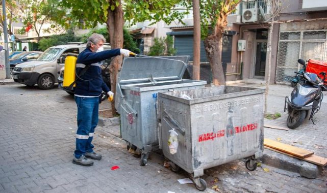 Karşıyaka’da kışa özel ilaçlama