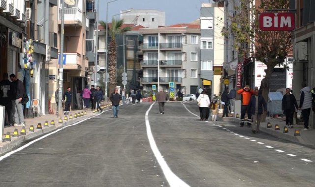 Seferihisar Şehit General Temel Cingöz Caddesi yenilendi
