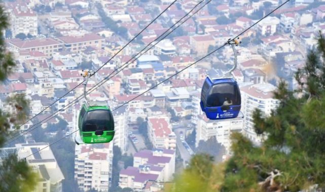 Balçova Teleferik Tesisleri’nde bakım zamanı