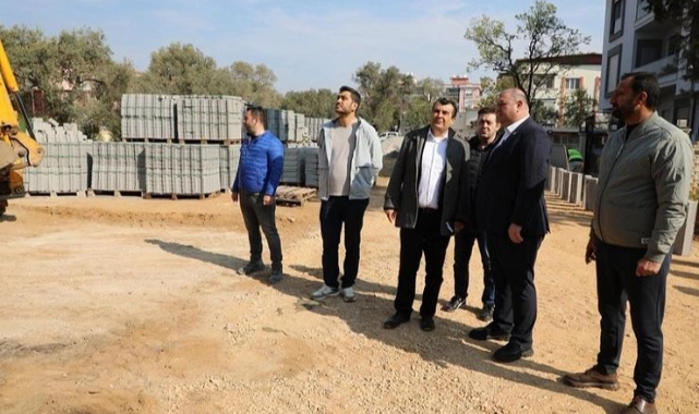 Başkan Çiçek Sahada; Çalışmalar Dolu Dizgin Sürüyor