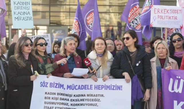 İzmir'in Kadınları 8 Mart'ta Ses Yükseltti