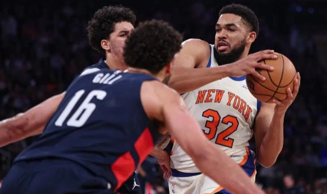NBA'de Wizards'ı yenen Knicks, üst üste 6. galibiyetini aldı