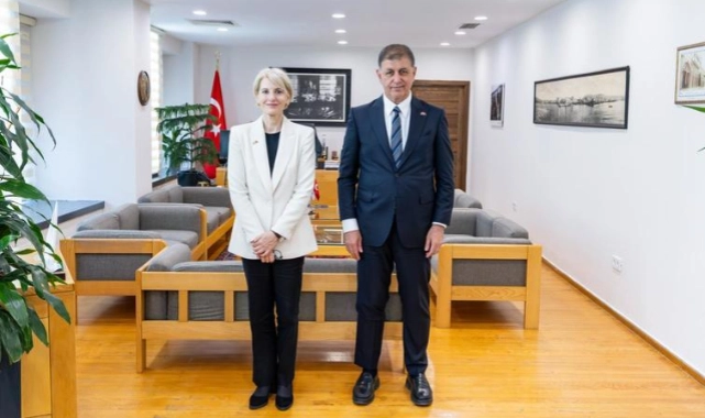 Başkan Tugay, İngiltere Büyükelçisi Morris’i ağırladı