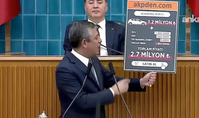 CHP lideri  Özel'den 'AKP' sitesi duyurusu