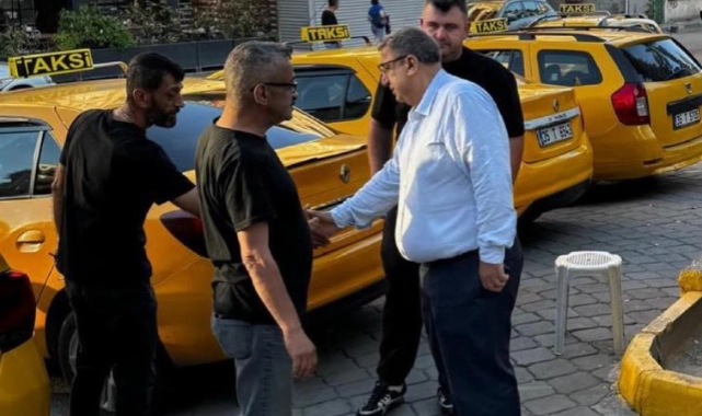 Başkan Vekili Hüseyin Benzer'den taksici esnafına ziyaret