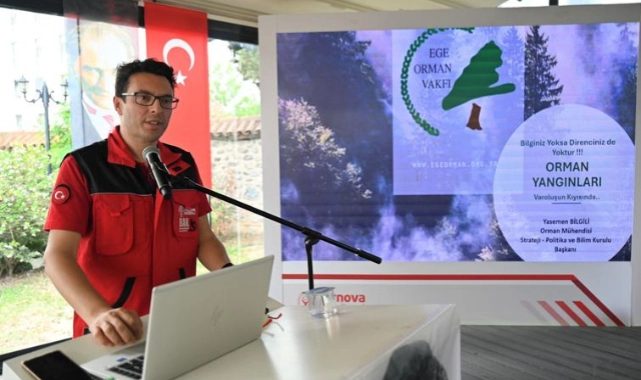 Bornova’da orman yangınlarının nedenleri ve çözüm yolları masaya yatırıldı