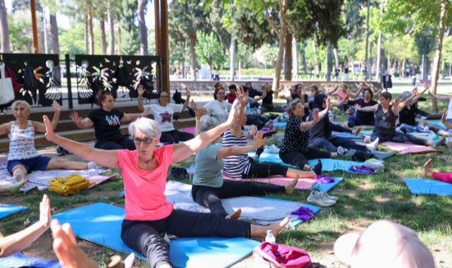 Bucalı kadınlardan spor kurslarına yoğun ilgi
