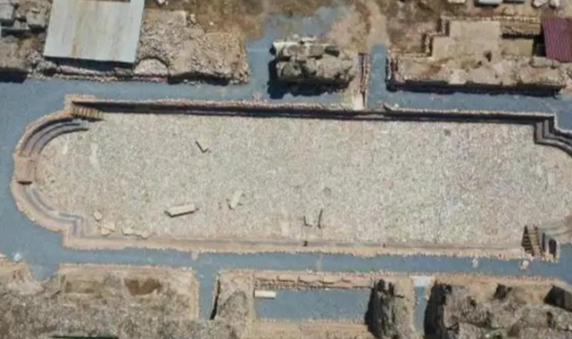 2 bin yıllık 'olimpik' yüzme havuzu gün yüzüne çıkarıldı