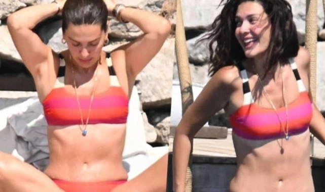 Bergüzar Korel'in iskele keyfi