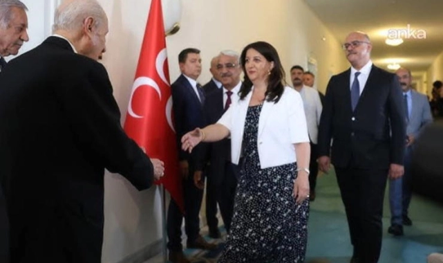 DEM Parti'den MHP Genel Başkanı Devlet Bahçeli'ye ziyaret