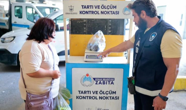 Konak’ın pazar yerlerinde güvenli alışveriş