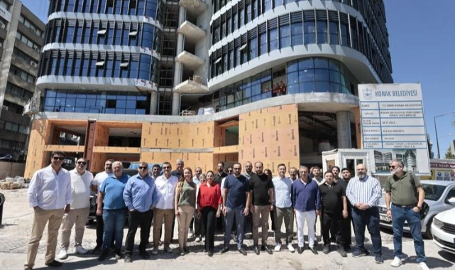 Konak’ın yeni hizmet binasında sona yaklaşıldı