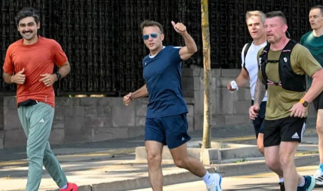 Macron 'sabah koşusu'na başladı: Park yurttaşlara kapatıldı