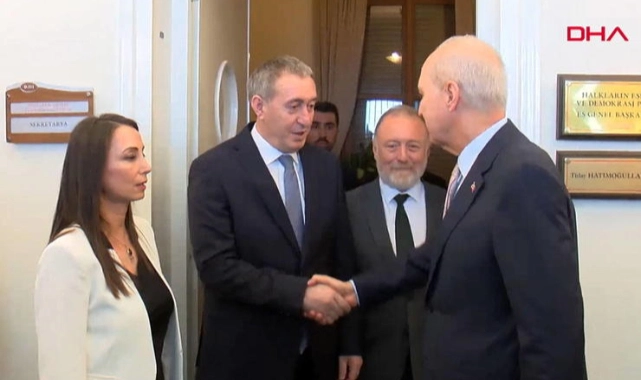 Numan Kurtulmuş'tan DEM Parti'ye ziyaret