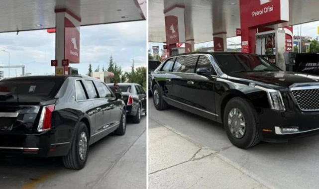 Trump'ın araçları Ankara'ya getirildi