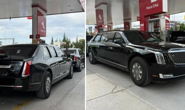 Trump'ın araçları Ankara'ya getirildi