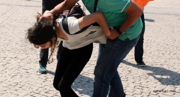 3 kişilik eyleme 4 gözaltı