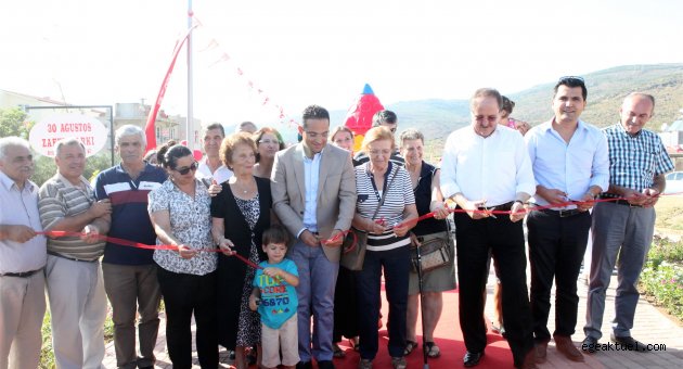 30 Ağustos Parkı’nın açılışı yapıldı
