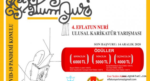 4. Eflatun Nuri Ulusal Karikatür Yarışması başlıyor