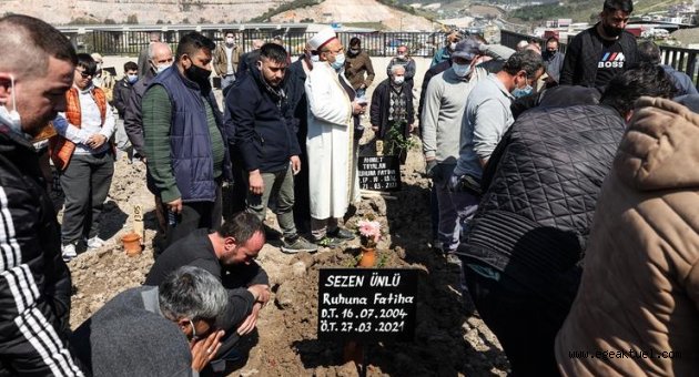 5 aylık hamileyken katledilen Sezen gözyaşları ile defnedildi
