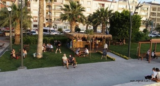 75. Yıl Parkına Özel Palmiye Kafe