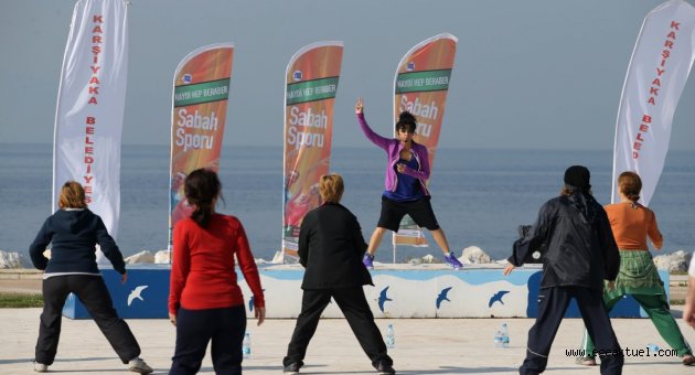Açık havada spor keyfi başladı 