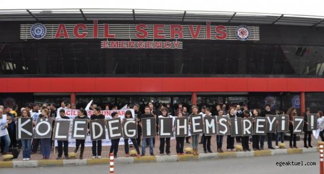 Acil servis hemşirelerinden isyan