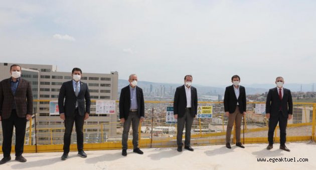 AK Partili Sürekli ve Kırkpınar Şehir Hastanesi’nde incelemelerde bulundu