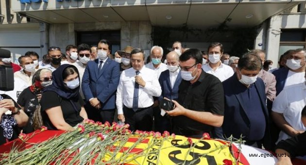 Aksan’a Konak Belediyesi’nde son veda