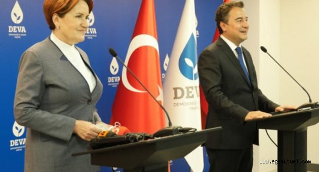 Akşener'den Ali Babacan'a ziyaret!