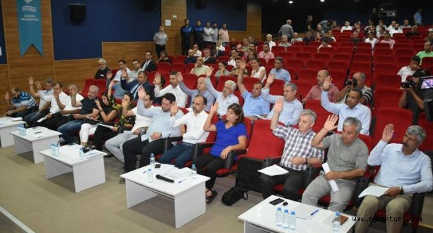 Aliağa Belediyesi ekim ayı olağan meclisi toplandı