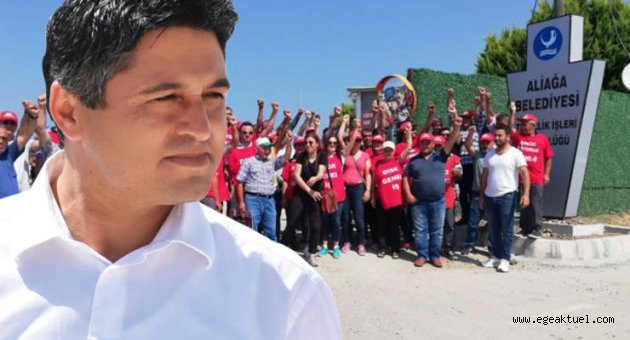 Aliağa Belediyesinden 47 işçi daha çıkarıldı, işçiler iş bıraktı