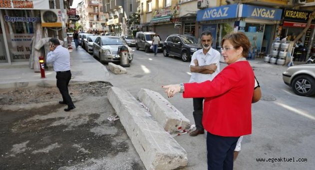 Alsancak sokaklarına jet bakım