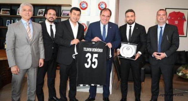 Altay'dan TFF Başkanı Yıldırım Demirören'e ziyaret