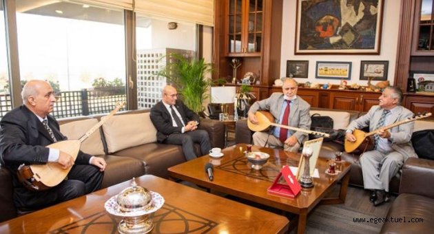 Aşıklar Başkan Soyer’i ziyaret etti