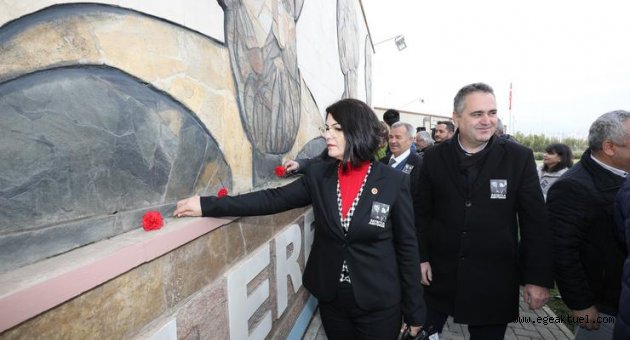 Asimilasyon şehitleri Gaziemir’de anıldı