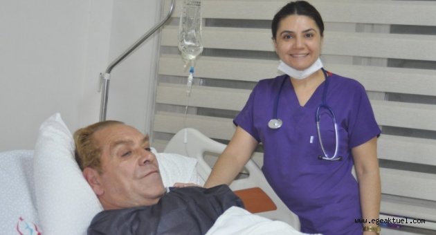 Atatürk’e benzerliği ile tanınan Göksal Kaya, Sarıgöl 'de ameliyat oldu